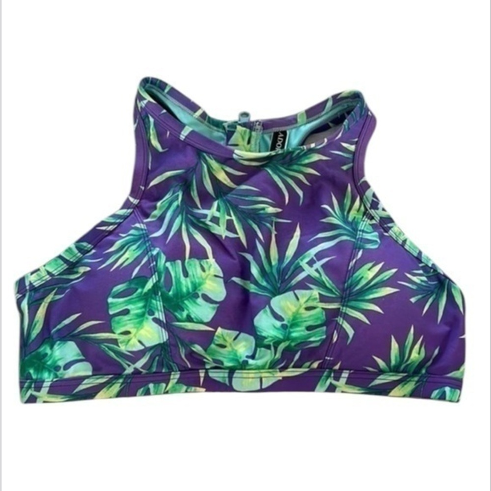 Adore Me size 1X zip back sports bra